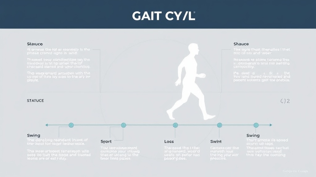 보행 주기에서 입각기와 유각기의 시간 분포를 나타낸 그래프