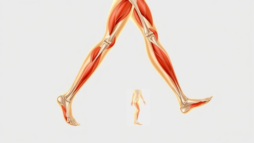 걷기 운동에서 관찰되는 보행 주기의 전체 구조를 나타낸 도해